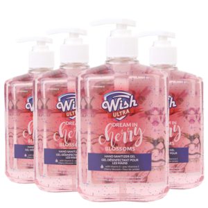 Wish Hand Sanitizer with clip and Vitamin E, 4 × 53 ml - Deliver-Grocery  Online (DG), 9354-2793 Québec Inc.